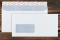 [17717.10] Briefhüllen mit Fenster DL 110x220 mm Haftklebend Hochweiß 100 g/qm
